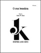 O crux benedicta SATB choral sheet music cover